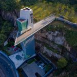 Life Experience Pavilion On The Cliff Top by aoe