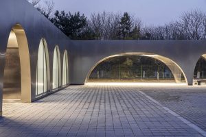 Beijing Olympic Forest Park's Runner's Station by TEMP