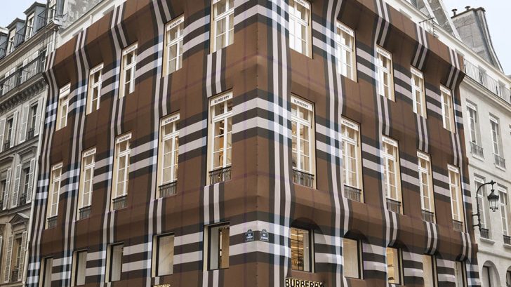 Burberry Unveils Flagship Store Featuring New Luxury Design Concept On Rue Saint Honoré