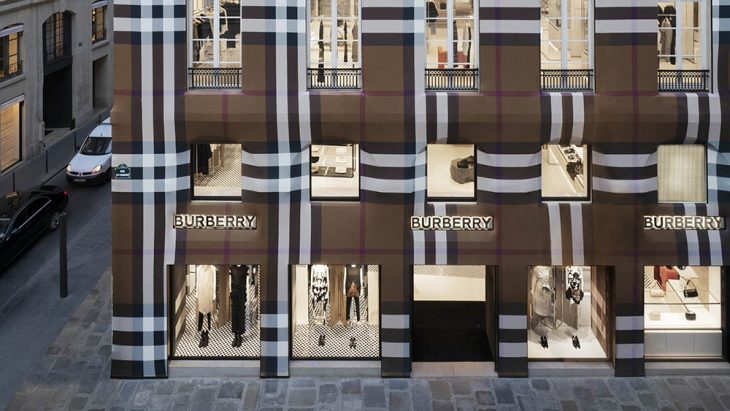 Burberry Unveils Flagship Store Featuring New Luxury Design Concept On Rue Saint Honoré