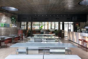 Take a Tour of Osmo X Marusan Café designed by MDT Mobilier