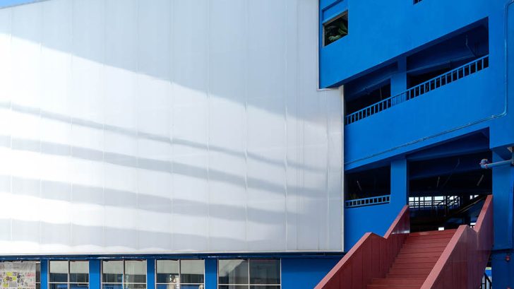 Art School in Blue & White by Various Associates