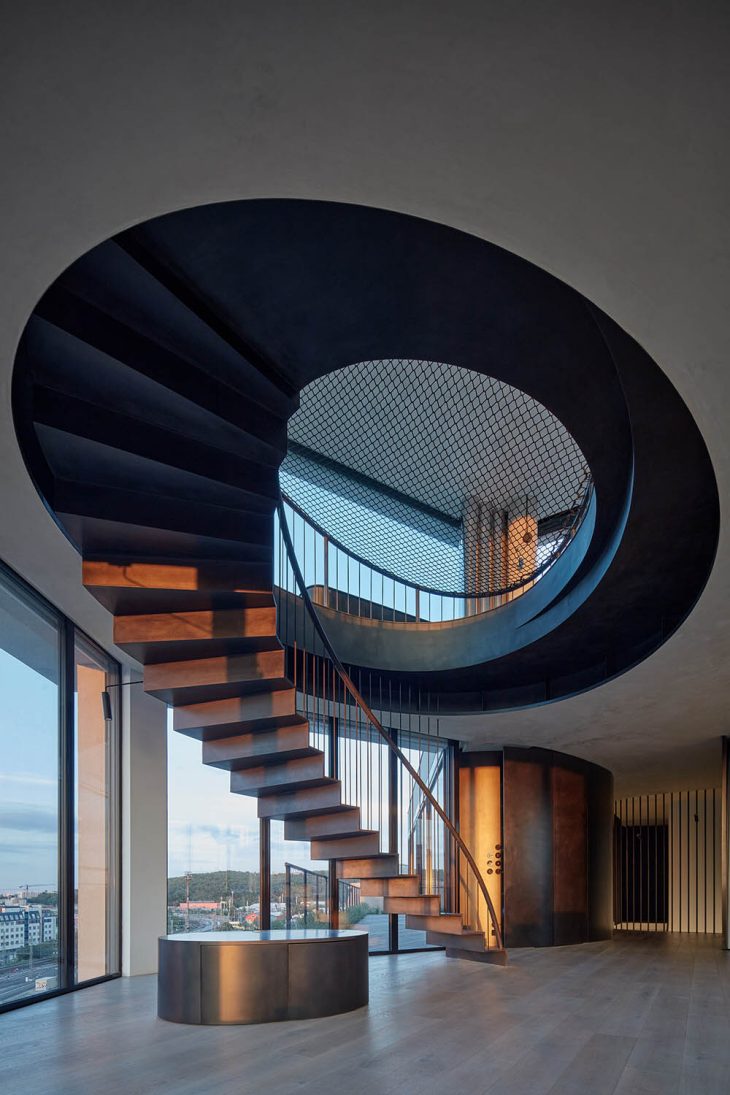 Take a Tour of This Stunning Penthouse in Prague designed by petrjanda/brainwork