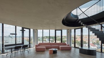 Take a Tour of This Stunning Penthouse in Prague designed by petrjanda/brainwork