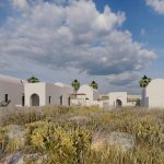 Arched Residencies on Santorini Island by iraisynn attinom