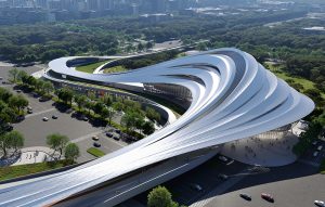 Jinghe New City Culture & Art Centre designed by Zaha Hadid Architects