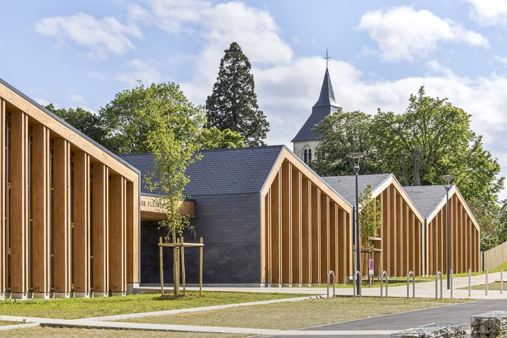 Hemaa Architectes design School of Heudebouville