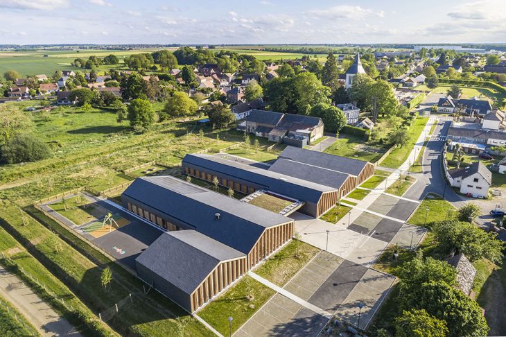 Hemaa Architectes design School of Heudebouville