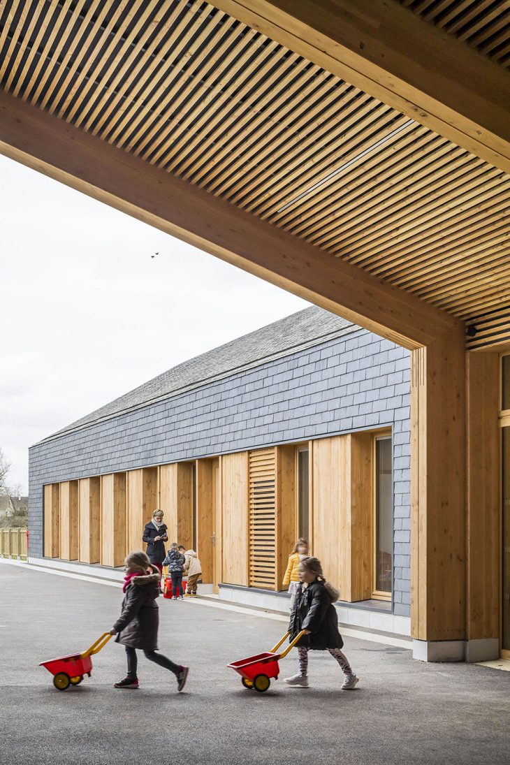 Hemaa Architectes design School of Heudebouville