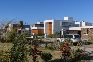 RZ house is a single family house designed for a young professional couple with two children