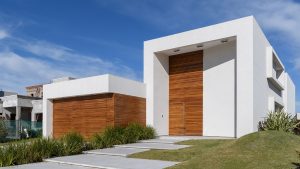 RZ house is a single family house designed for a young professional couple with two children