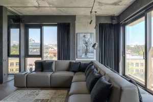 ZIKZAK Architects design Jazz inspired Loft Apartment ih Kyiv