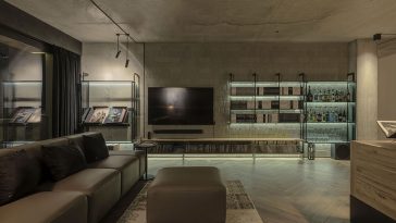 ZIKZAK Architects design Jazz inspired Loft Apartment ih Kyiv