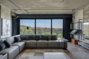 ZIKZAK Architects design Jazz inspired Loft Apartment ih Kyiv