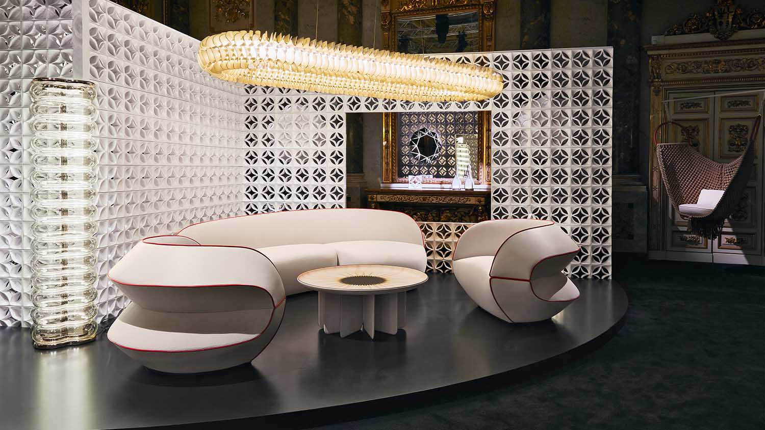Louis Vuitton Presents Luxurious Binda Armchair at Salone 2023
