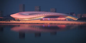 Greater Bay Area Sports Centre by Zaha Hadid Architects