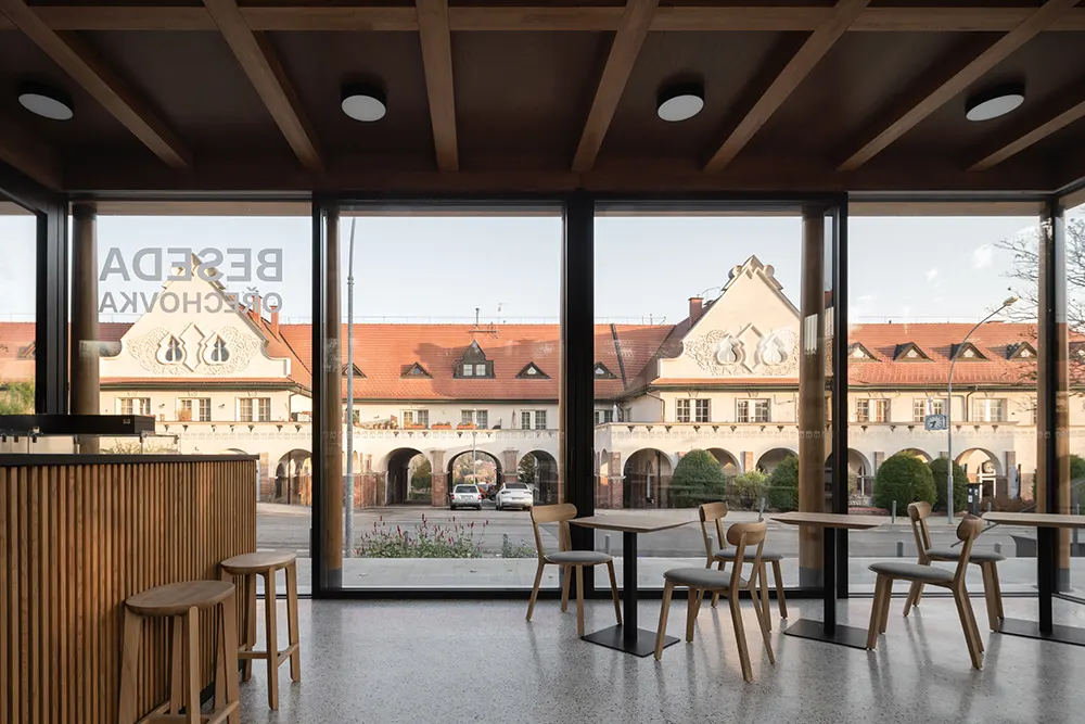 Beseda Ořechovka Tennis Club by Pavel Hnilička Architects+Planners