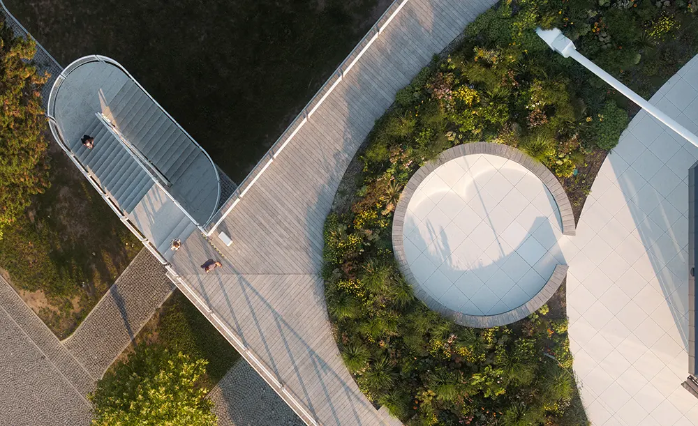 Křižík Pavilions Reopen with Green Roofs and New Public Use