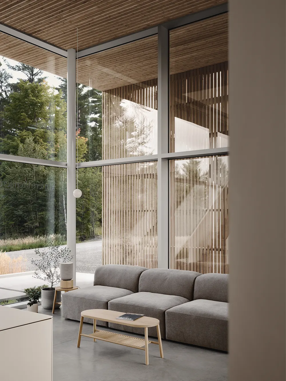Matière Première + Nu Drom Design a Workspace in Magog
