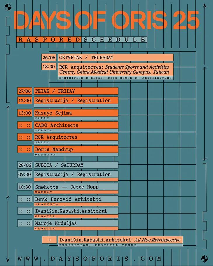 Days of Oris 2025: Official Schedule of Events and Presentations