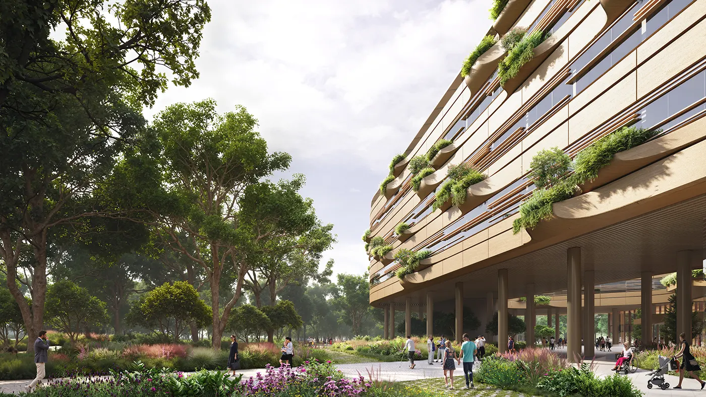 Zaha Hadid Hospital in Malpensa