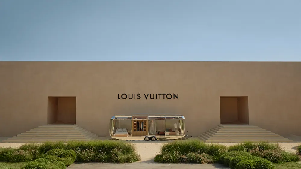 Louis Vuitton Paris Fashion Show Space