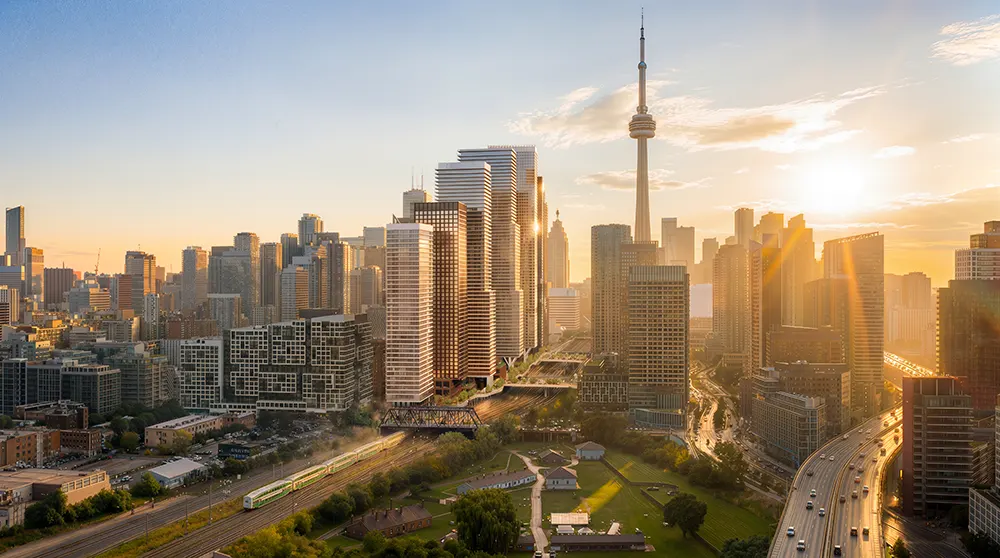 Toronto Rail Yards by Henning Larsen