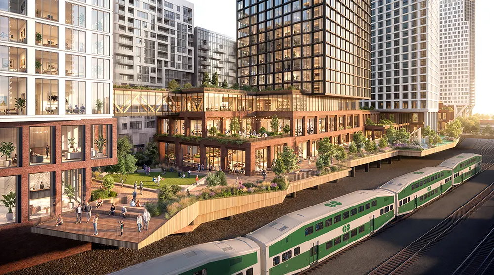 Toronto Rail Yards by Henning Larsen