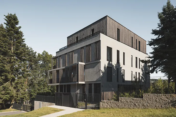 Mánesova Apartment Building by OK PLAN Architects