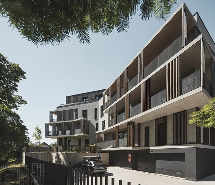 Mánesova Apartment Building by OK PLAN Architects